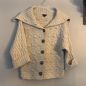 💥3/$15.  ANN TAYLOR cream sweater